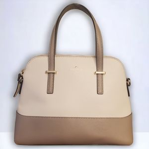 Kate Spade Cedar Street Maise Satchel Bag Pebble/Warm Putty